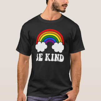 BE KIND Rainbow LGBT Flag Gay Pride T-Shirt
