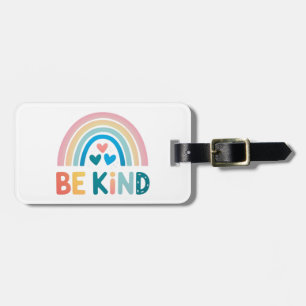 Be Kind Rainbow Luggage Tag