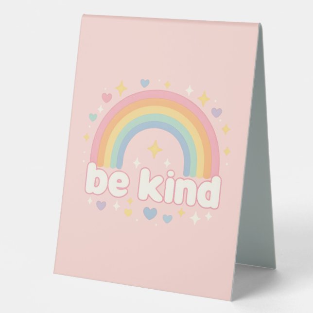Be Kind – Rainbow Pastel Positivity (Front)