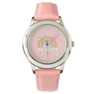 Be Kind – Rainbow Pastel Positivity Watch