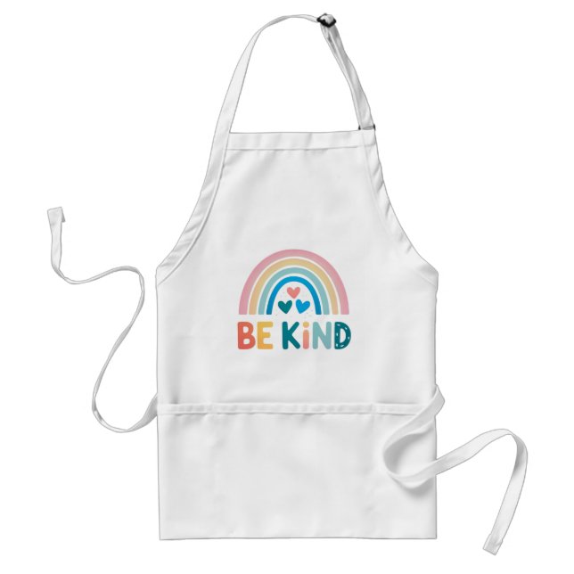 Be Kind Rainbow Standard Apron (Front)