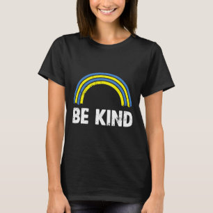 Be Kind Rainbow World Down Syndrome Awareness Day T-Shirt