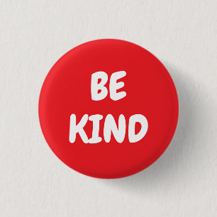 Be Kind - Red 3 Cm Round Badge