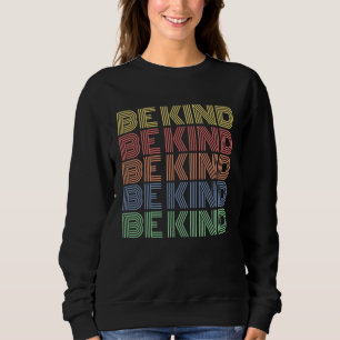Be Kind Retro Graphic Printed  Casual Teacher  Tee