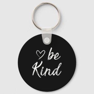 Be Kind Retro Vintage Cute Graphic Kindness Gift Key Ring