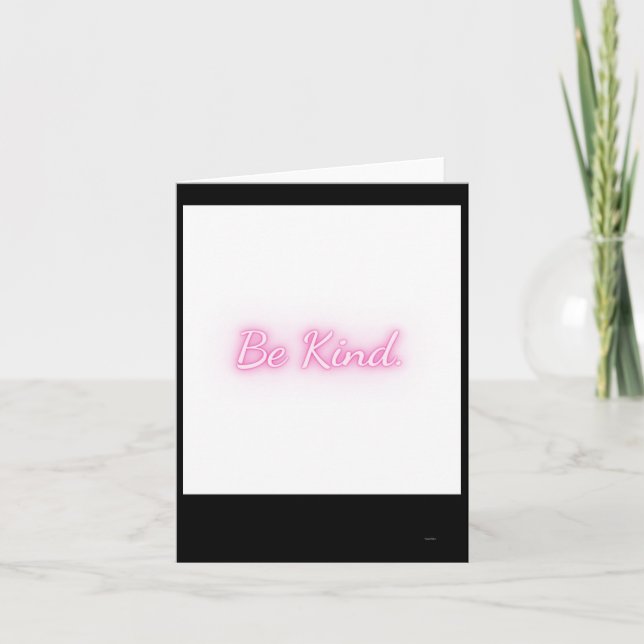 Be Kind Series Sticker  Card (Front)