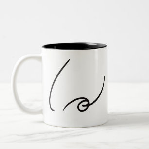 Be Kind Shorthand Two-Tone Coffee Mug