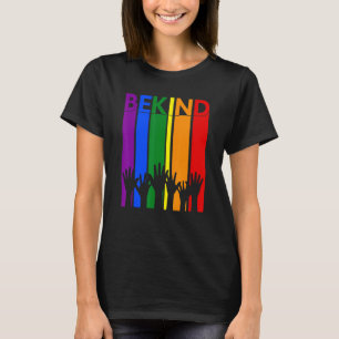 Be Kind Sign Language Hand Talking Lgbtq+ Gay Les  T-Shirt