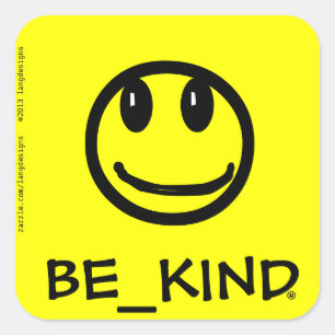 BE_KIND Square sticker
