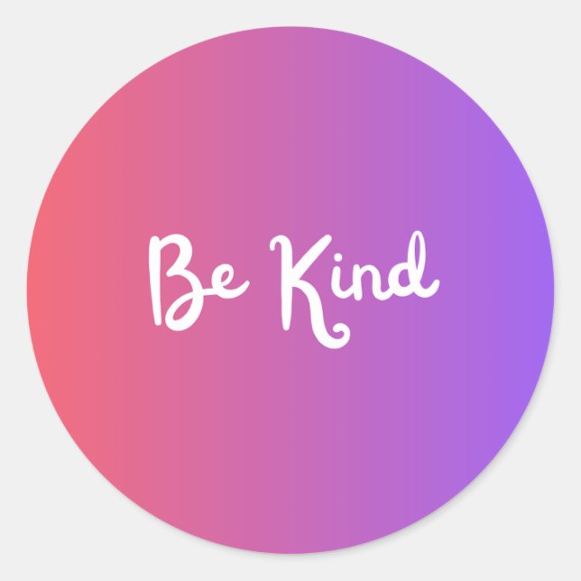 Be Kind Sticker (Front)