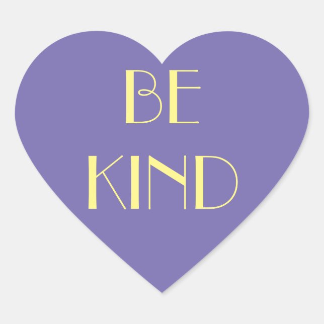 BE KIND stickers Customise Kindness stickers (Front)