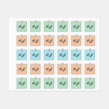 Be Kind Sticky Reminder Note Sticker