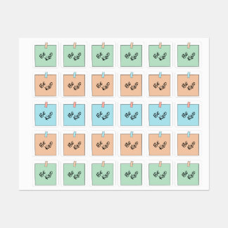 Be Kind Sticky Reminder Note Sticker