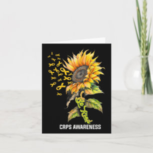 Be Kind Sunflower Crps Awareness Card