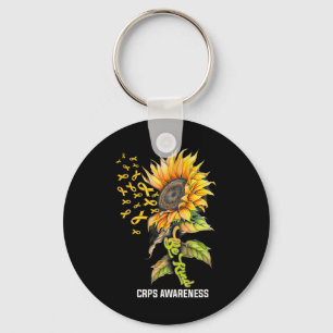 Be Kind Sunflower CRPS Awareness  Key Ring