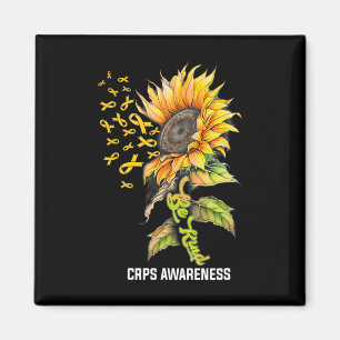 Be Kind Sunflower Crps Awareness Magnet