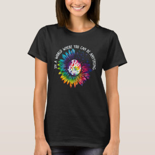 Be Kind Sunflower Tie Dye Unity Day Anti Bullying T-Shirt