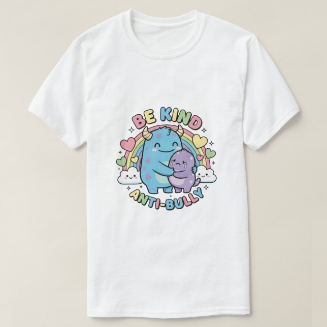 Be Kind T-Shirt – Anti Bullying Awareness Tee (Design Front)