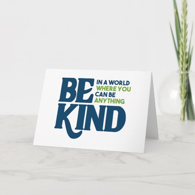 Be Kind Thank You Card (Front)