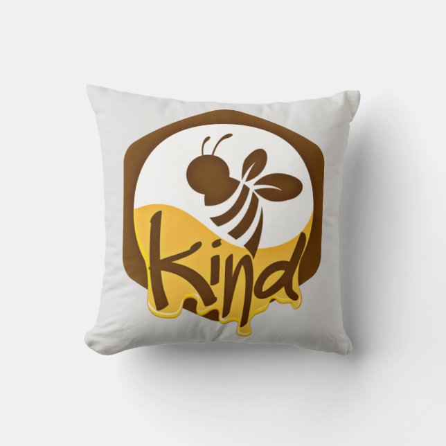 Be Kind Throw Pillow (Front)