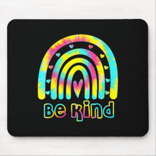 Be Kind Tie Dye Rainbow Kindness Autism Awareness  Mouse Pad