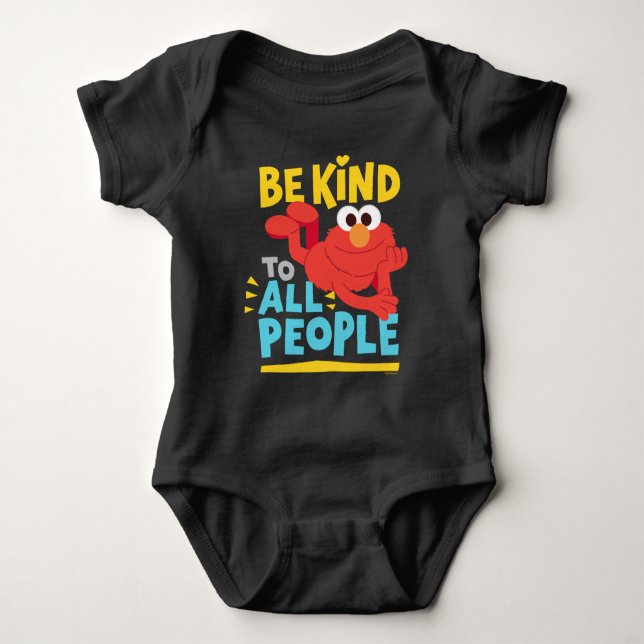 Be Kind To All People Baby Bodysuit (Front)