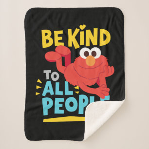 Be Kind To All People Sherpa Blanket