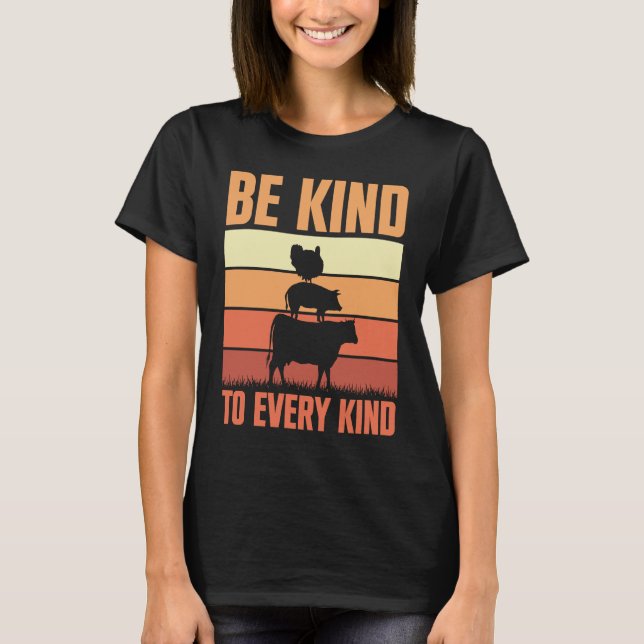 Be Kind To Every Child Animals Hutch Farm Animal P T-Shirt (Front)