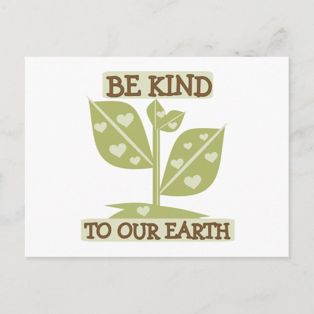 Be Kind to Our Earth Postcard (Front)