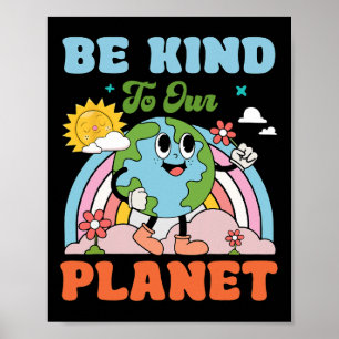 Be Kind To Our Planet Earth Day 2025 55th Annivers Poster