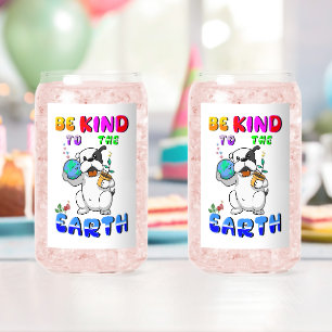 Be Kind To The Earth Can Glass
