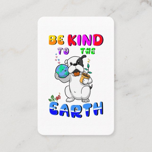 Be Kind To The Earth Discount Card (Front)