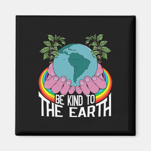 Be Kind To The Earth Rainbow Natural Environment E Magnet