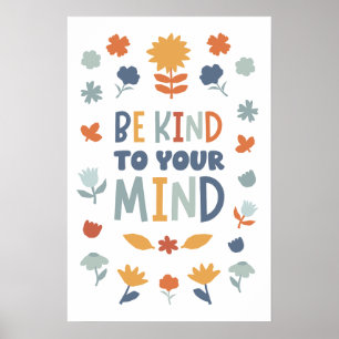 Be Kind to Your Mind Classroom Poster