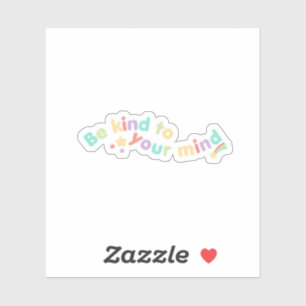 Be Kind to Your Mind   Cute Stars Peach Candy