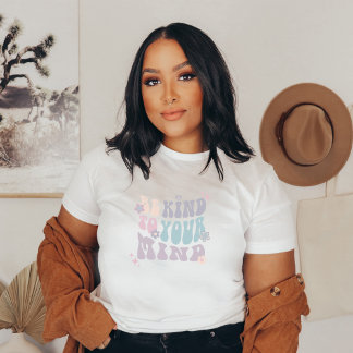 Be Kind to Your mind | Hippie French Grey T-Shirt