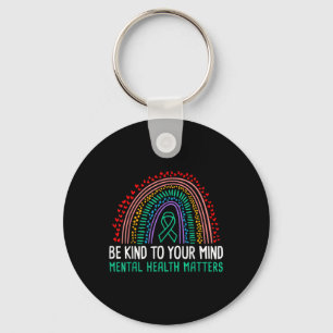Be Kind To Your Mind Mental Health Awareness Key Ring