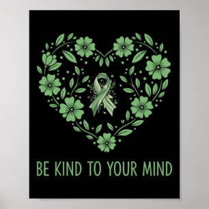 Be Kind To Your Mind Mental Health Awareness Month Poster