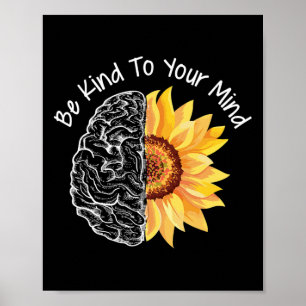 Be Kind To Your Mind Mental Health Awareness Month Poster