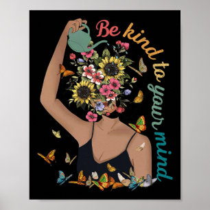 Be Kind To Your Mind Mental Health Awareness Poster
