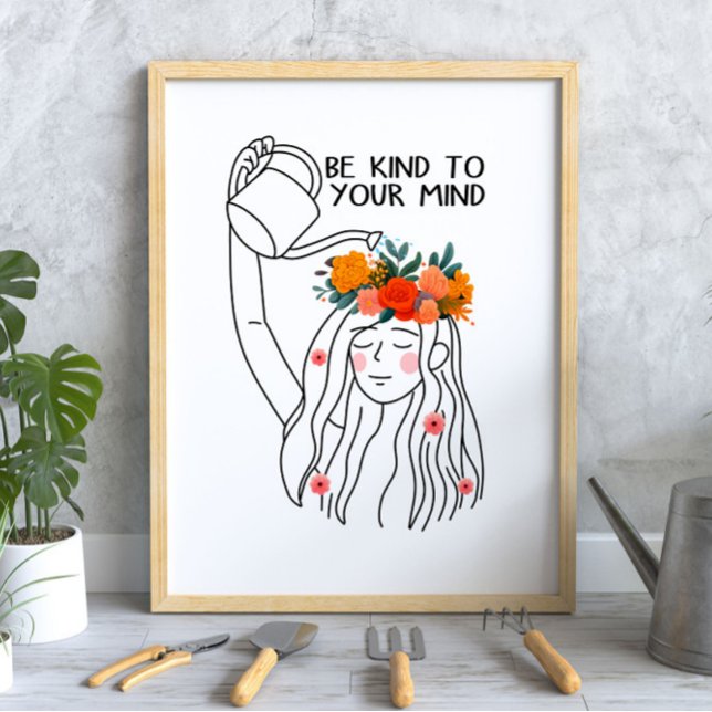 Be Kind To Your Mind Mental Health Poster (Creator Uploaded)
