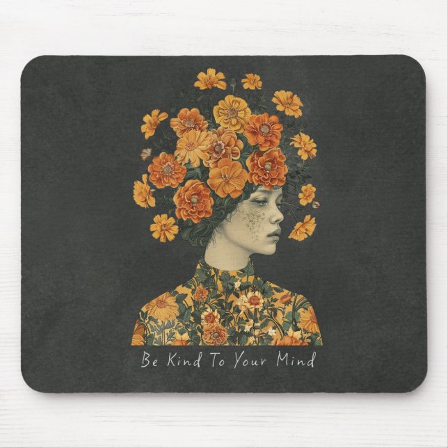 Be Kind to Your Mind Mouse Pad (Front)