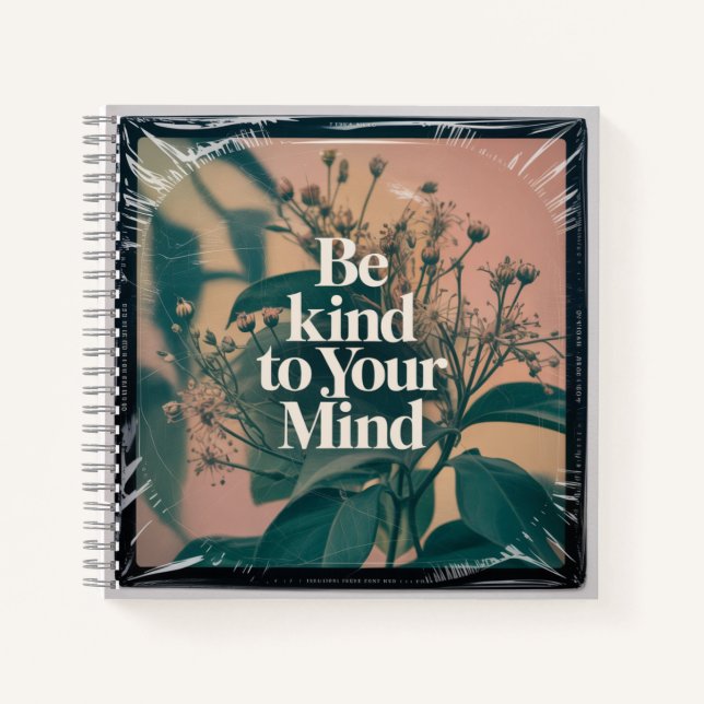 Be Kind To Your Mind Notebook (Front)