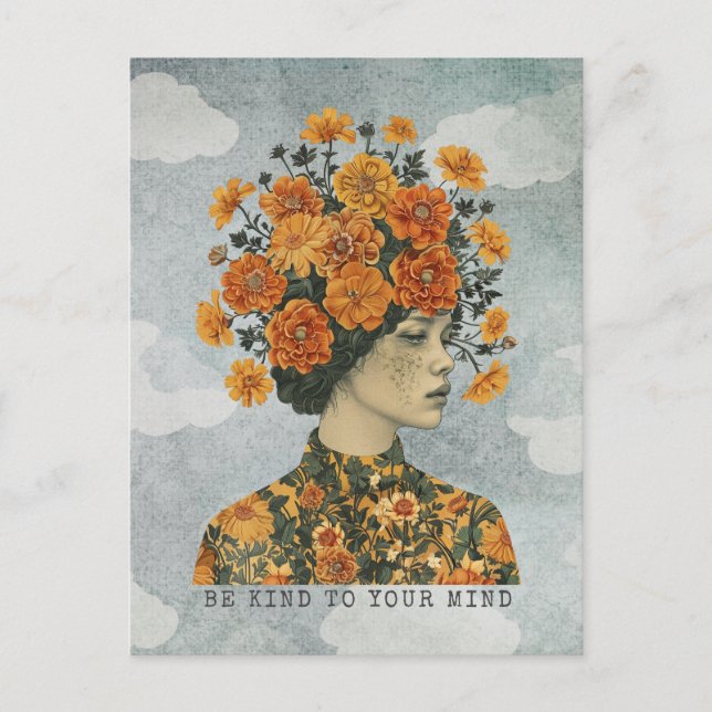 Be Kind To Your Mind Postcard (Front)