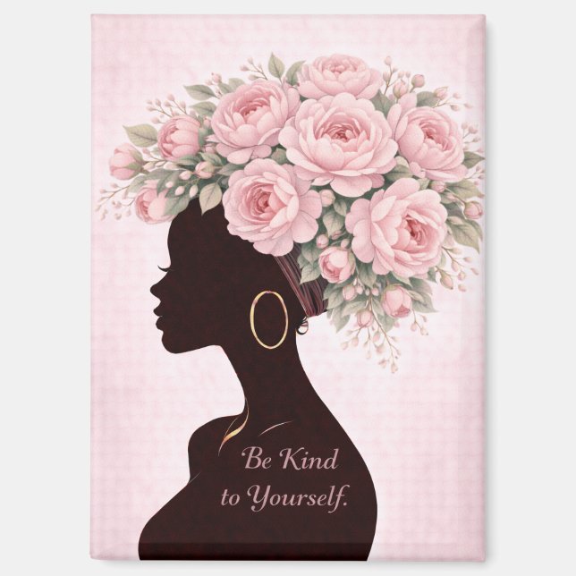 Be Kind to Yourself Inspirational Magnet  (Front)
