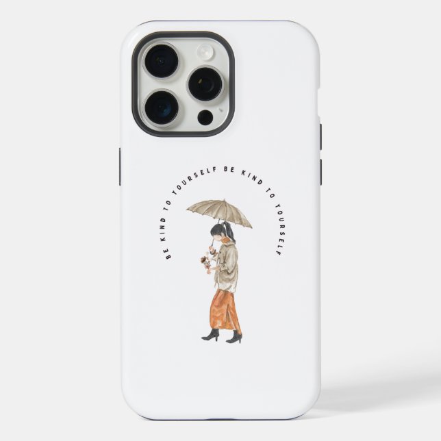 Be Kind To Yourself iPhone Case (Back)