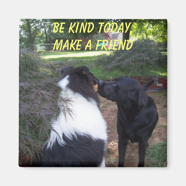 BE KIND TODAY, MAKE A FRIEND MAGNET (Front)