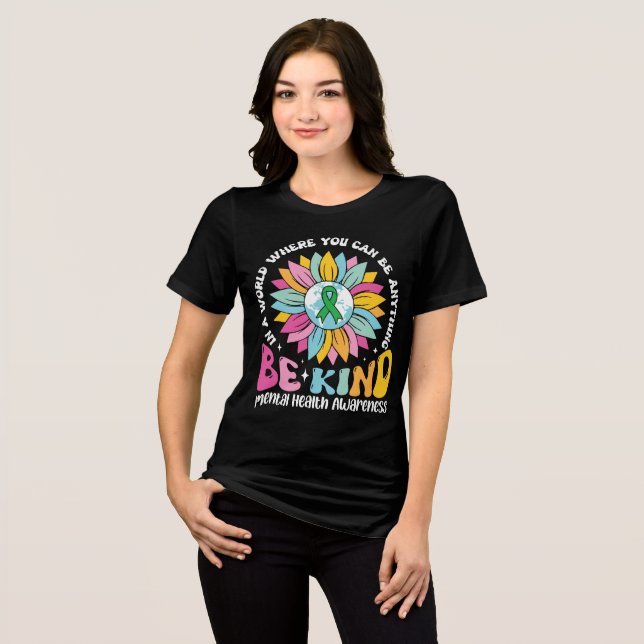 Be Kind Tri-Blend Shirt (Front Full)