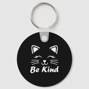 Be Kind Unity Day Cute Cat Anti Bullying Kindness  Key Ring