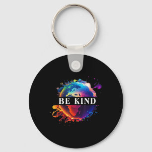 Be Kind With Mother Earth Environmental Protection Key Ring